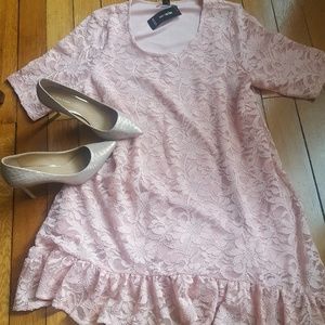 NWT Style & Co. Blush lace dress